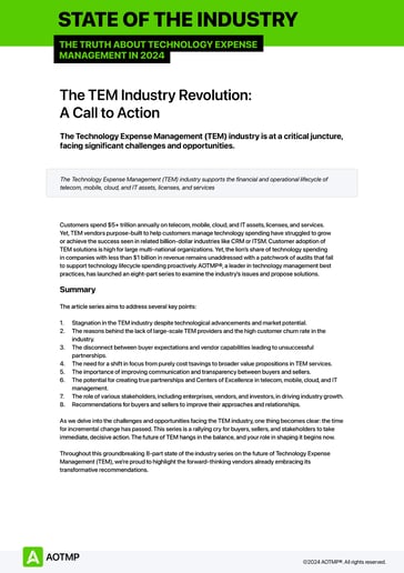 AOTMP 2024 State of the Industry Report 