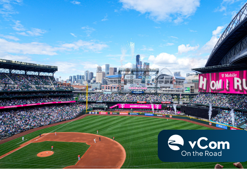 vCom on the Road: Seattle Baseball Game